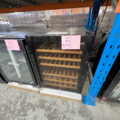 BRAND NEW SMART OUTDOOR LIVING, DUAL ZONE UNDER COUNTER WINE FRIDGE, SMAWC54DN, WITH ACTIVE CARBON FILTER WITH TRIPLE VENTILATION SYSTEM, UV COATED DOOR, LOCKABLE, 6 WOOD SHELVES, DIGITAL TEMP DISPLAY, ANTI VIBRATION SYSTEM, RRP$1799 WITH 12 MONTH WARRANTY