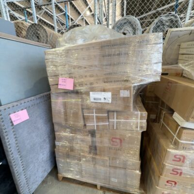 PALLET OF ASSORTED SINKS, VANITY BOWLS, POP UP WASTES, SHOWER GRATES, TAPWARE, ACCESSORIES AND SHOWER HEADS, SOLD AS IS (PALLET 23) PALLET OF ASSORTED SINKS, VANITY BOWLS, POP UP WASTES, SHOWER GRATES, TAPWARE, ACCESSORIES AND SHOWER HEADS, SOLD AS IS (PALLET 23)
