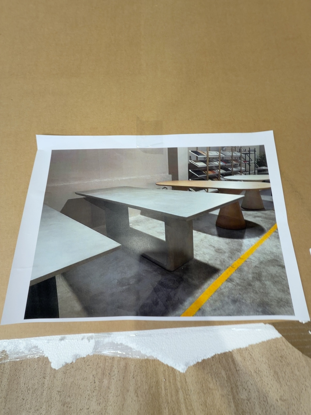 SAMPLE - SOLID TRAVERTINE MILAN 2800MM DINING TABLE, U SHAPE TRAVERTINE BASE, WITH TRAVERTINE RECTANGLE TOP **EXTREMELY HEAVY TABLE, 2 BOXES, MUST BE FORKLIFT LOAD** SAMPLE - SOLID TRAVERTINE MILAN 2800MM DINING TABLE, U SHAPE TRAVERTINE BASE, WITH TRAVERTINE RECTANGLE TOP **EXTREMELY HEAVY TABLE, 2 BOXES, MUST BE FORKLIFT LOAD**