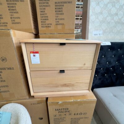 NEW MALIBU MESSMATE BEDSIDE TABLE NEW MALIBU MESSMATE BEDSIDE TABLE