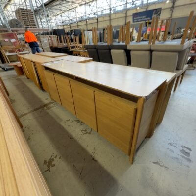 EX DISPLAY ARIES 2000MM BUFFET, OAK NATURAL, SOLD AS IS EX DISPLAY ARIES 2000MM BUFFET, OAK NATURAL, SOLD AS IS