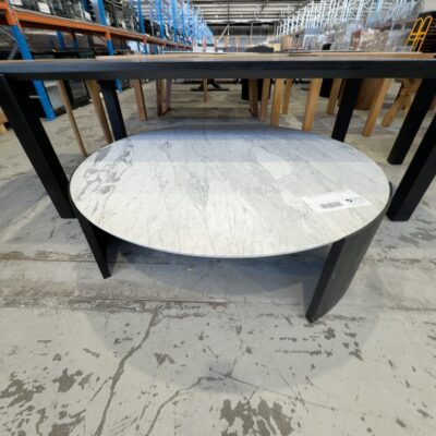 EX DISPLAY ARLO BLACK OAK COFFEE TABLE, 1300MM, SOLD AS IS EX DISPLAY ARLO BLACK OAK COFFEE TABLE, 1300MM, SOLD AS IS