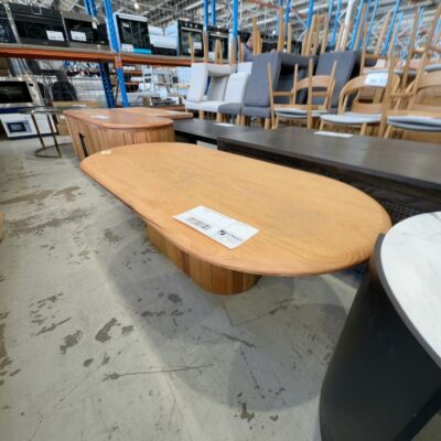 EX DISPLAY CLAIRE MESSMATE COFFEE TABLE, SOLD AS IS