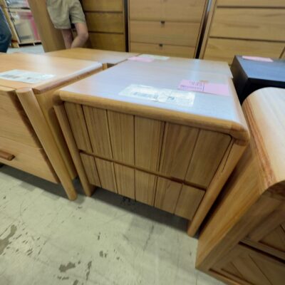 EX DISPLAY EVITA BEDSIDE MESSMATE TIMBER, SOLD AS IS EX DISPLAY EVITA BEDSIDE MESSMATE TIMBER, SOLD AS IS