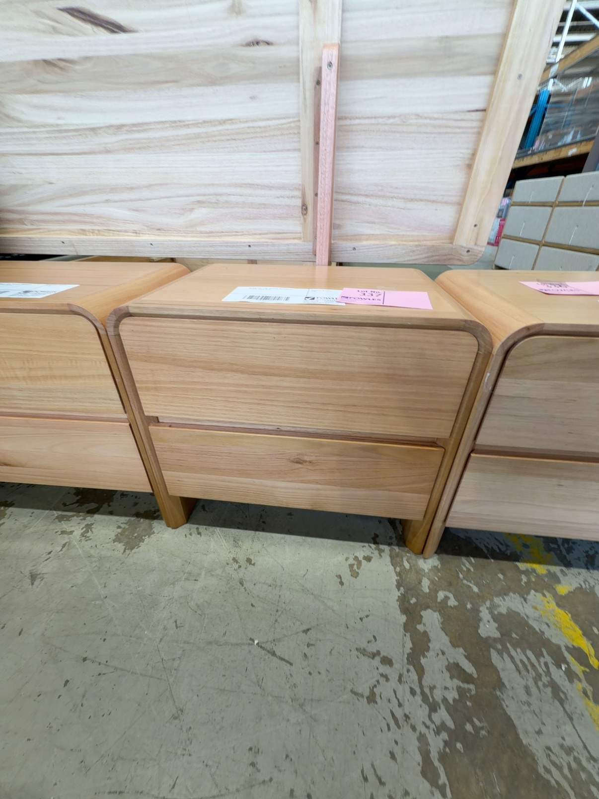 EX DISPLAY LENA BEDSIDE MESSMATE TIMBER, SOLD AS IS EX DISPLAY LENA BEDSIDE MESSMATE TIMBER, SOLD AS IS