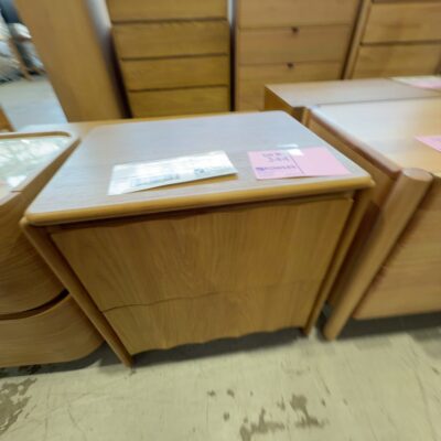 EX DISPLAY BOND BEDSIDE AMERICAN OAK, SOLD AS IS