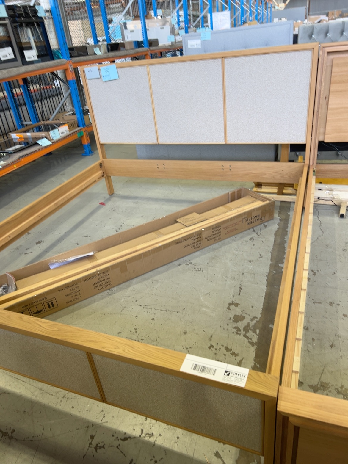 EX DISPLAY LIONEL KING SIZE BEDFRAME, SOLD AS IS EX DISPLAY LIONEL KING SIZE BEDFRAME, SOLD AS IS