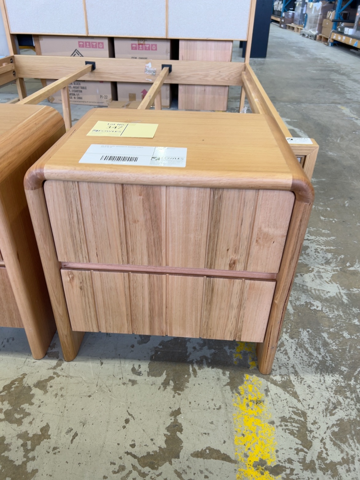 EX HIRE LARA MESSMATE BEDSIDE TABLE, SOLD AS IS EX HIRE LARA MESSMATE BEDSIDE TABLE, SOLD AS IS