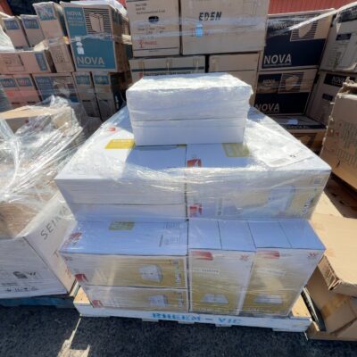 PALLET OF ASSORTED VANITY BOWLS PALLET OF ASSORTED VANITY BOWLS