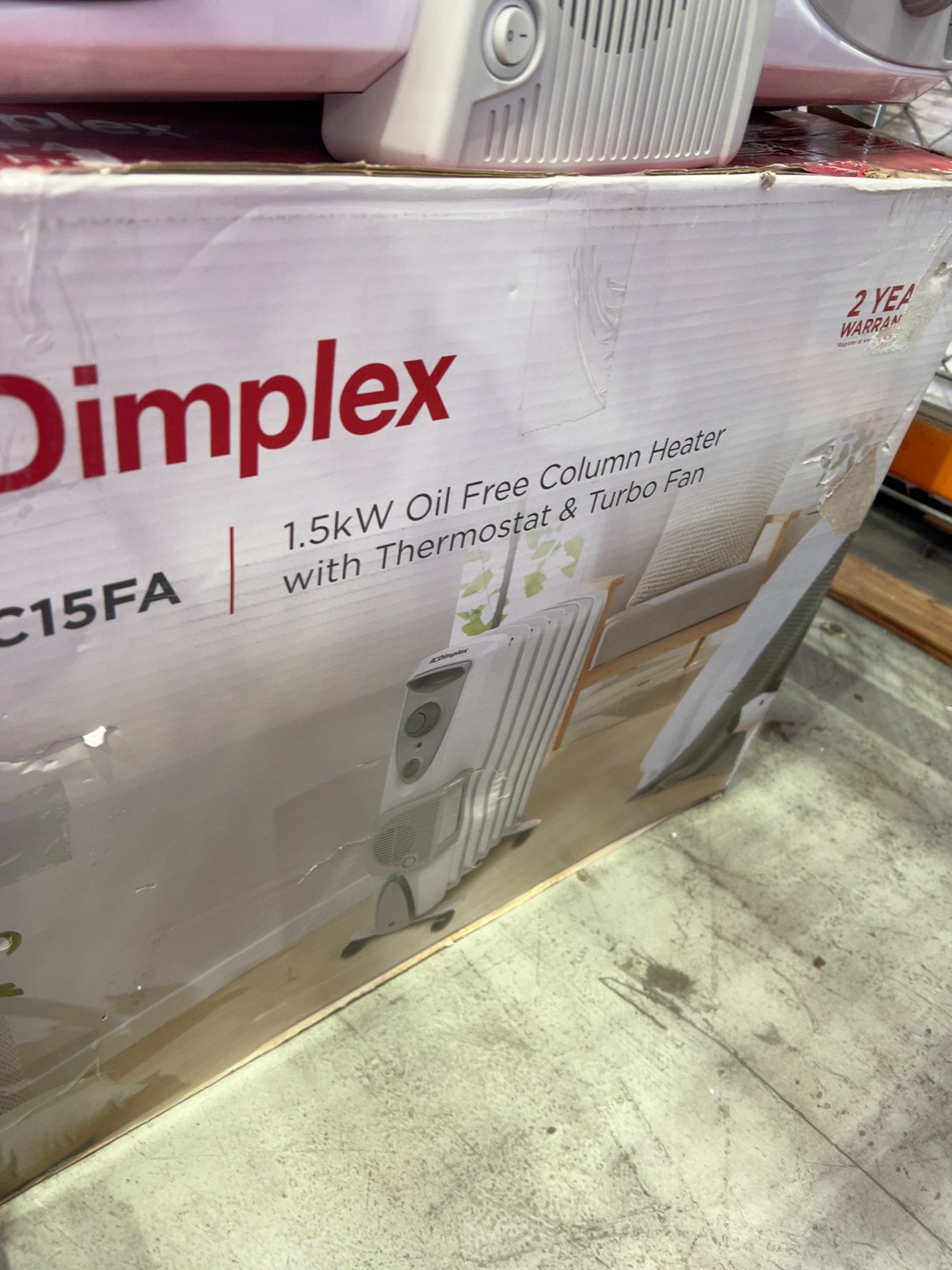EX DISPLAY, DIMPLEX 1.5KW OIL COLUMN HEATER OFRC15FA, 3 MONTH WARRANTY EX DISPLAY, DIMPLEX 1.5KW OIL COLUMN HEATER OFRC15FA, 3 MONTH WARRANTY