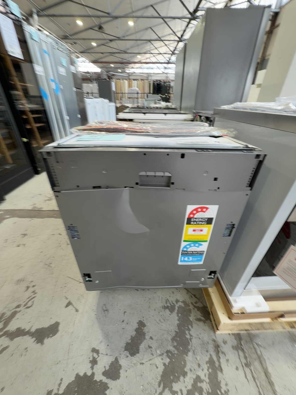 EX DISPLAY EUROMAID FIDWB16 FULLY INTEGRATED DISHWASHER, WITH 3 MONTH WARRANTY **VERY DENTED FRONT PANEL, WILL NEED ADJUSTING** SOLD AS IS EX DISPLAY EUROMAID FIDWB16 FULLY INTEGRATED DISHWASHER, WITH 3 MONTH WARRANTY **VERY DENTED FRONT PANEL, WILL NEED ADJUSTING** SOLD AS IS