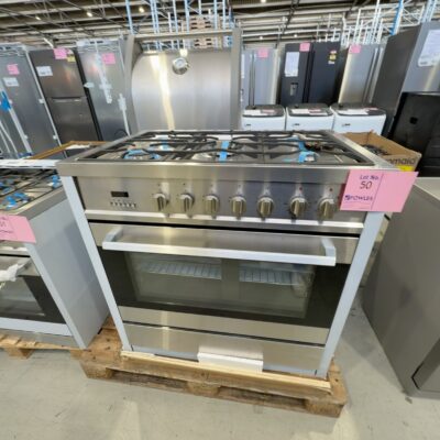 EX DISPLAY TECHNIKA TU950TME8 900MM S/STEEL DUAL FUEL FREESTANDING OVEN, WITH 3 MONTH WARRANTY EX DISPLAY TECHNIKA TU950TME8 900MM S/STEEL DUAL FUEL FREESTANDING OVEN, WITH 3 MONTH WARRANTY