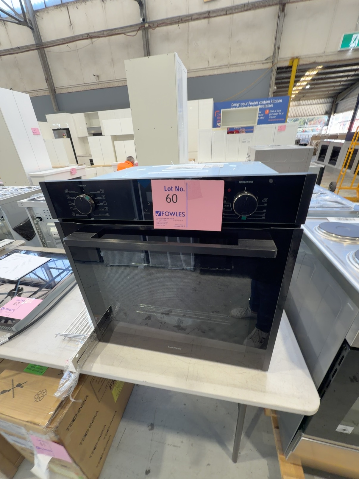 EX DISPLAY EUROMAID EO610ATB 600MM ELECTRIC OVEN 3 MONTH WARRANTY EX DISPLAY EUROMAID EO610ATB 600MM ELECTRIC OVEN 3 MONTH WARRANTY