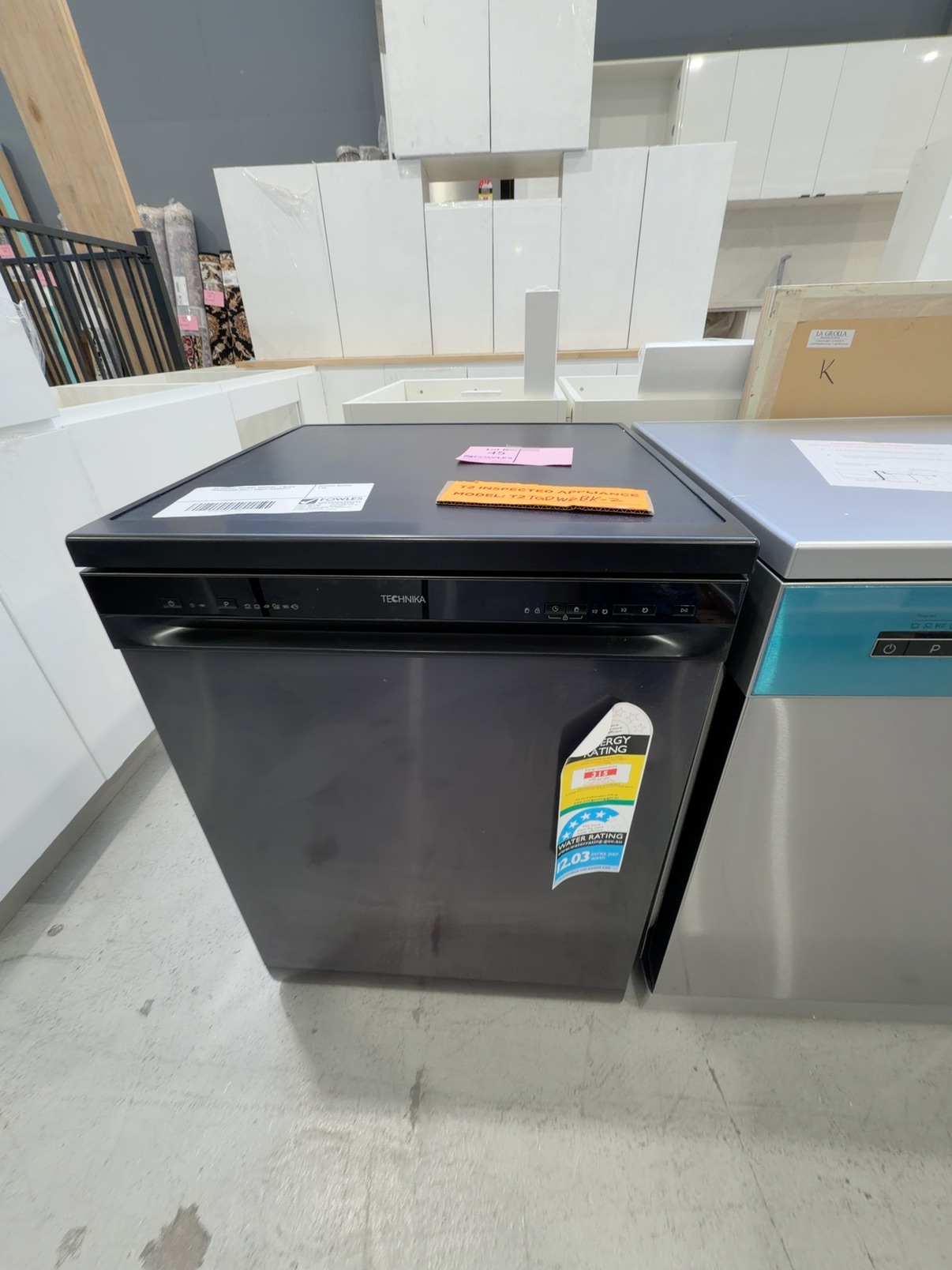 EX DISPLAY TECHNIKA TGDW6BK-2 BLACK DISHWASHER WITH 3 MONTH WARRANTY EX DISPLAY TECHNIKA TGDW6BK-2 BLACK DISHWASHER WITH 3 MONTH WARRANTY