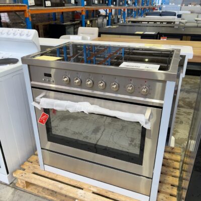 EX DISPLAY EUROMAID FC9PS 900MM ALL ELECTRIC FREESTANDING OVEN, CERAMIC COOKTOP, 3 MONTH WARRANTY