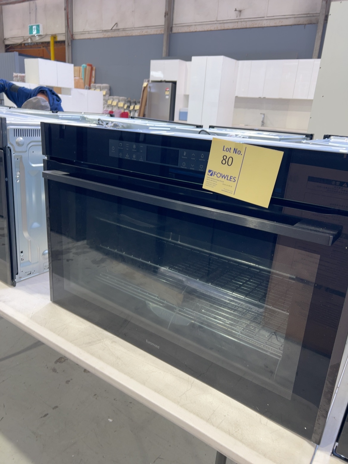 EX DISPLAY EUROMAID 900MM ELECTRIC OVEN EO916ASTB, 16 COOKING FUNCTIONS WITH AIRFRY, TOUCH CONTROL, 3 MONTH WARRANTY EX DISPLAY EUROMAID 900MM ELECTRIC OVEN EO916ASTB, 16 COOKING FUNCTIONS WITH AIRFRY, TOUCH CONTROL, 3 MONTH WARRANTY
