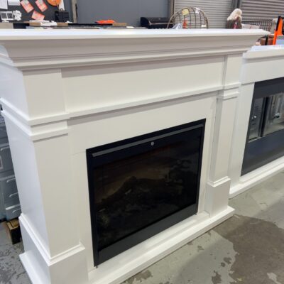 EX DISPLAY KENTON 2KW WHITE ELECTRIC MANTLE HEATER, RRP$1899, KTN20-AU