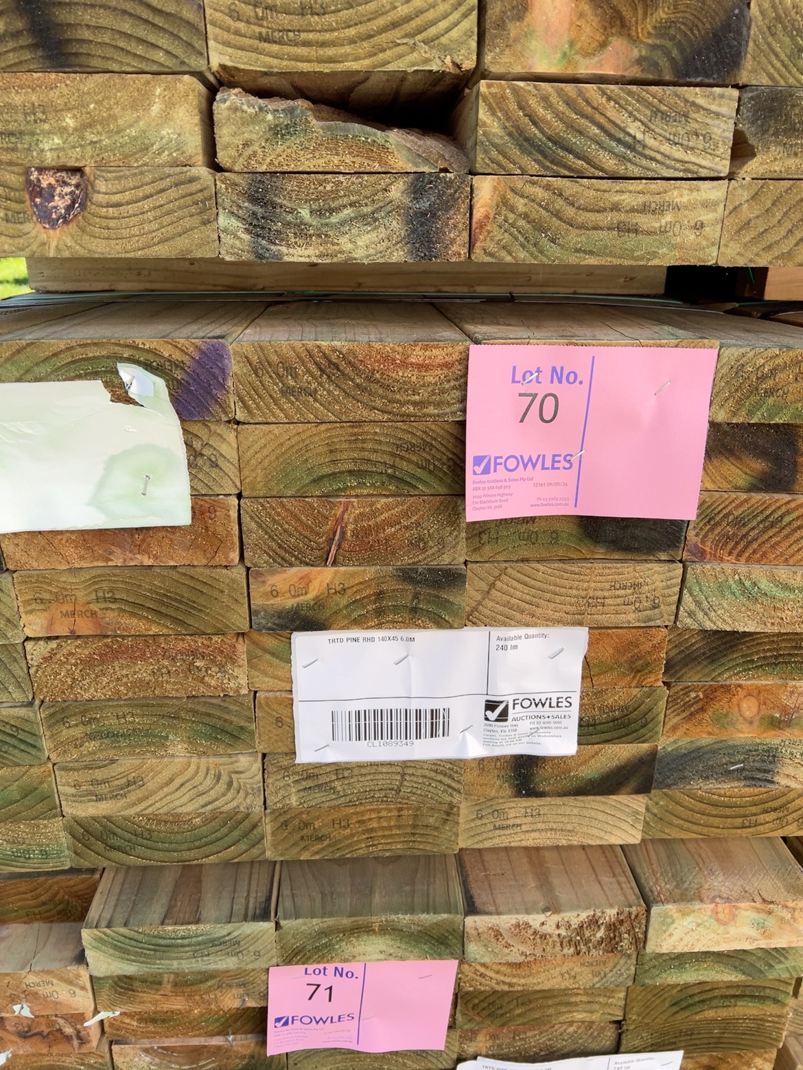 TRTD PINE RHD 140X45 6.0M TRTD PINE RHD 140X45 6.0M
