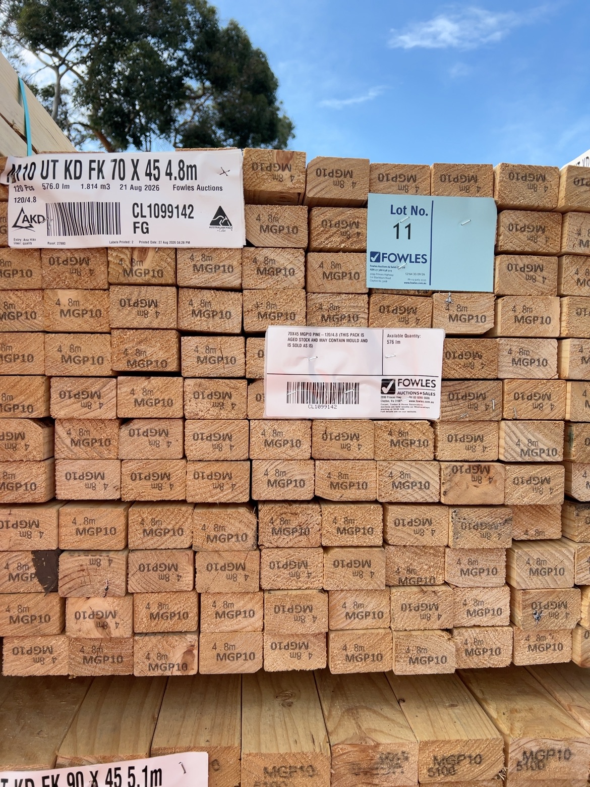 70X45 MGP10 PINE-120/4.8 (THIS PACK IS AGED STOCK AND MAY CONTAIN MOULD AND IS SOLD AS IS) 70X45 MGP10 PINE-120/4.8 (THIS PACK IS AGED STOCK AND MAY CONTAIN MOULD AND IS SOLD AS IS)