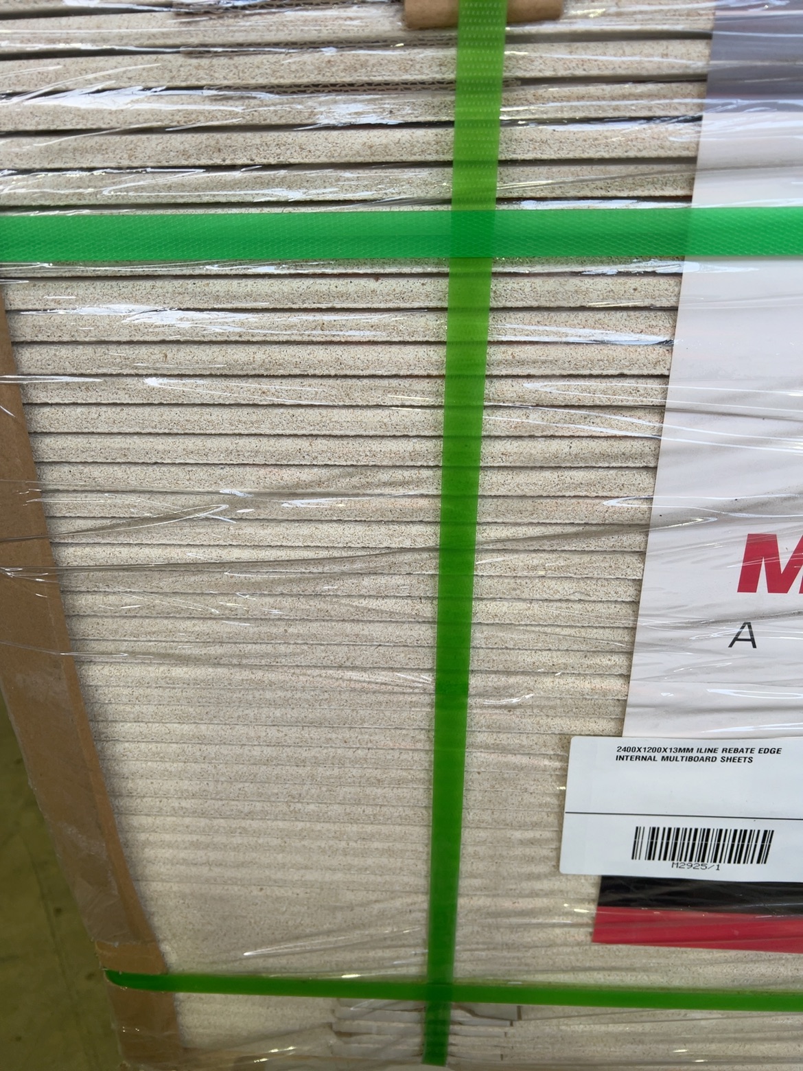 2400X1200X13MM ILINE REBATE EDGE INTERNAL MULTIBOARD SHEETS 2400X1200X13MM ILINE REBATE EDGE INTERNAL MULTIBOARD SHEETS