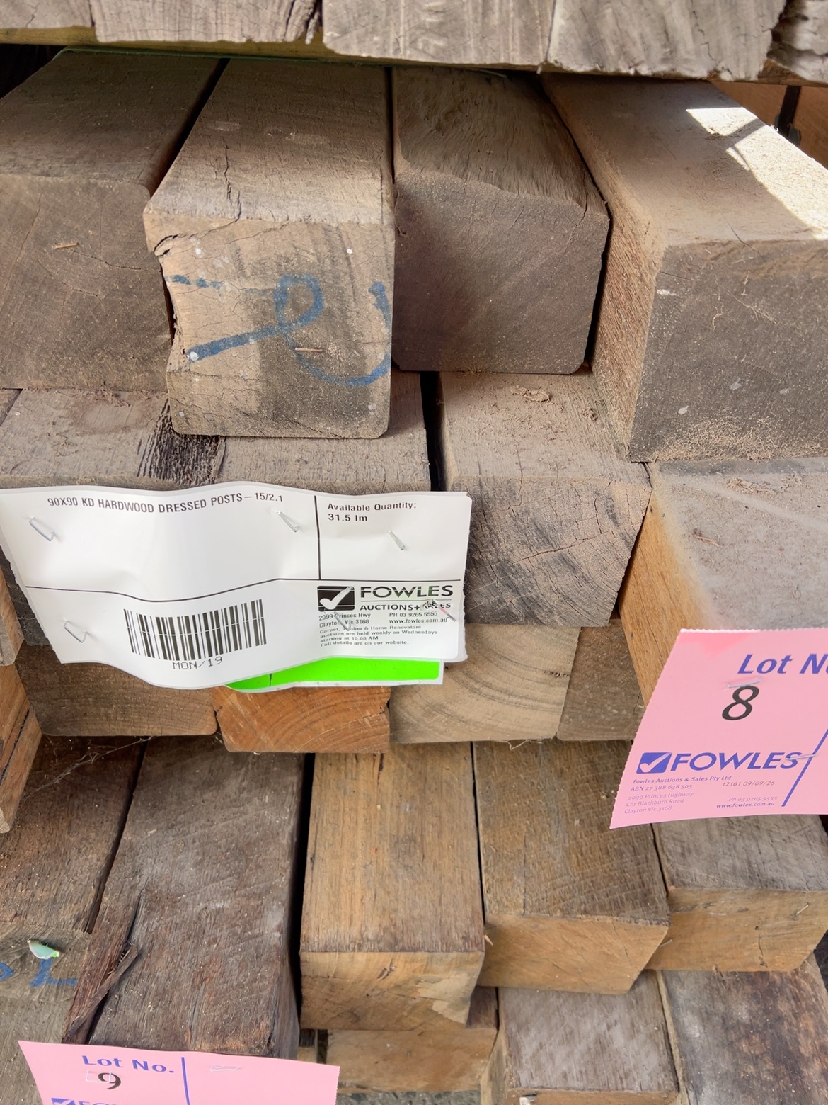 90X90 KD HARDWOOD DRESSED POSTS-15/2.1 90X90 KD HARDWOOD DRESSED POSTS-15/2.1