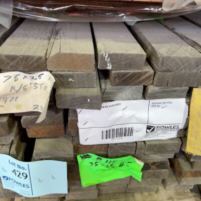 75X25 SAWN KD HARDWOOD