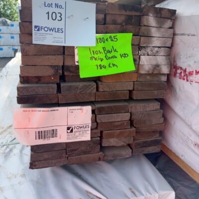 PACK OF 100X25 SKIP DRESSED IRONBARK