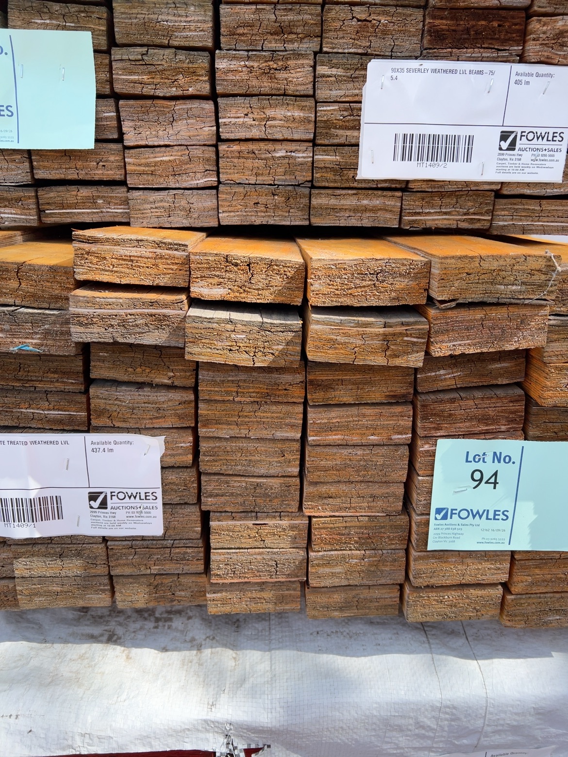90X35 H2S TERMITE TREATED WEATHERED LVL BEAMS-81/5.4 90X35 H2S TERMITE TREATED WEATHERED LVL BEAMS-81/5.4