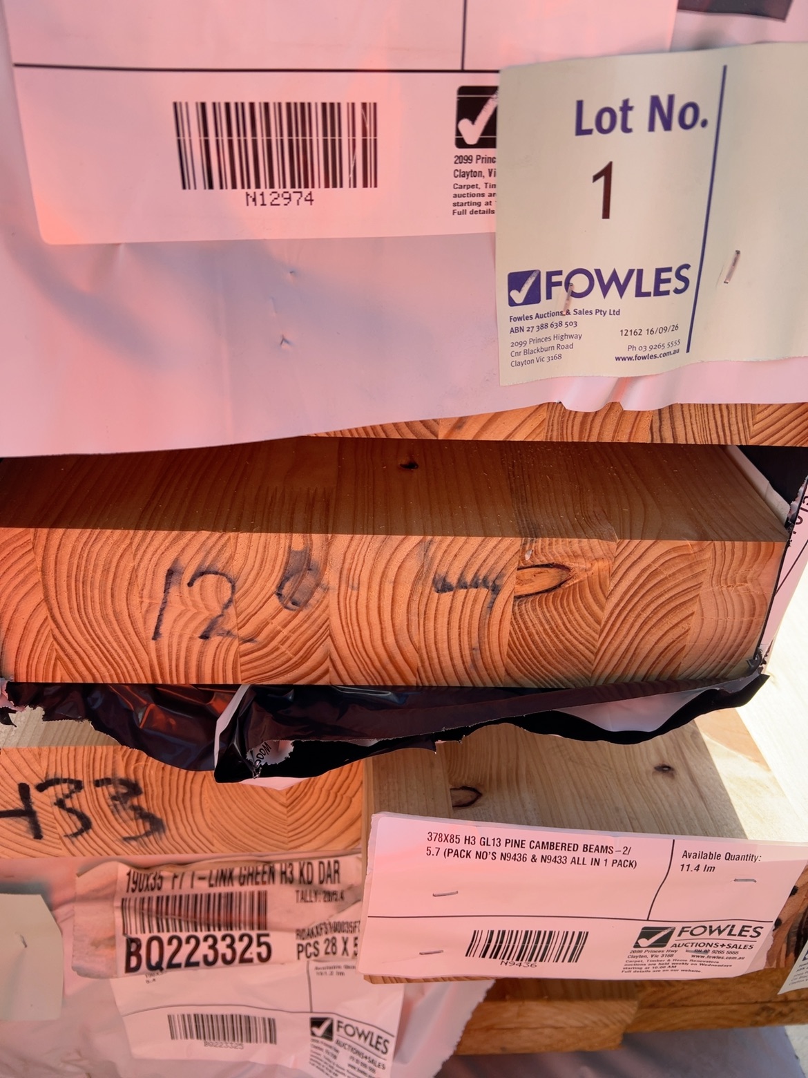 378X85 H3 GL13 PINE CAMBERED BEAMS-3/3.9 (PACK NO'S N12974 N12977 & N12980 ALL IN 1 PACK) 378X85 H3 GL13 PINE CAMBERED BEAMS-3/3.9 (PACK NO'S N12974 N12977 & N12980 ALL IN 1 PACK)