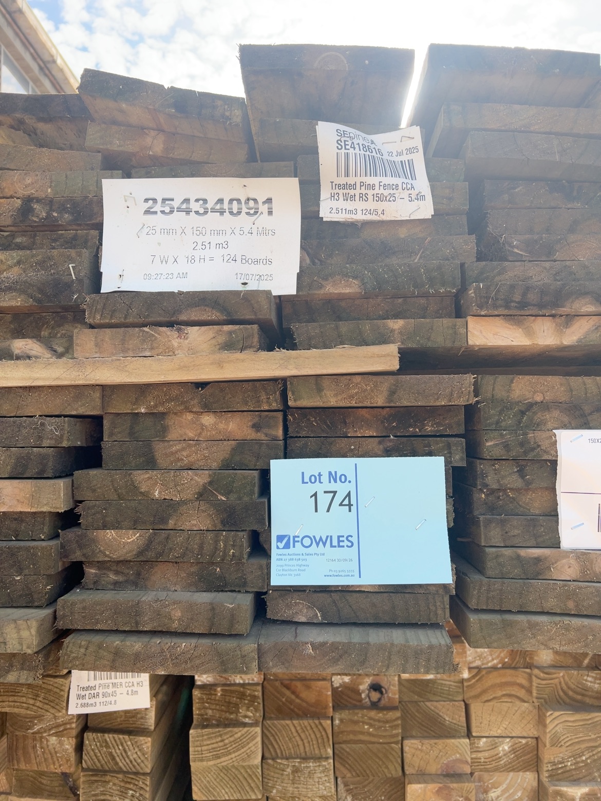 150X25 H3 CCA TREATED PINE-124/5.4 150X25 H3 CCA TREATED PINE-124/5.4
