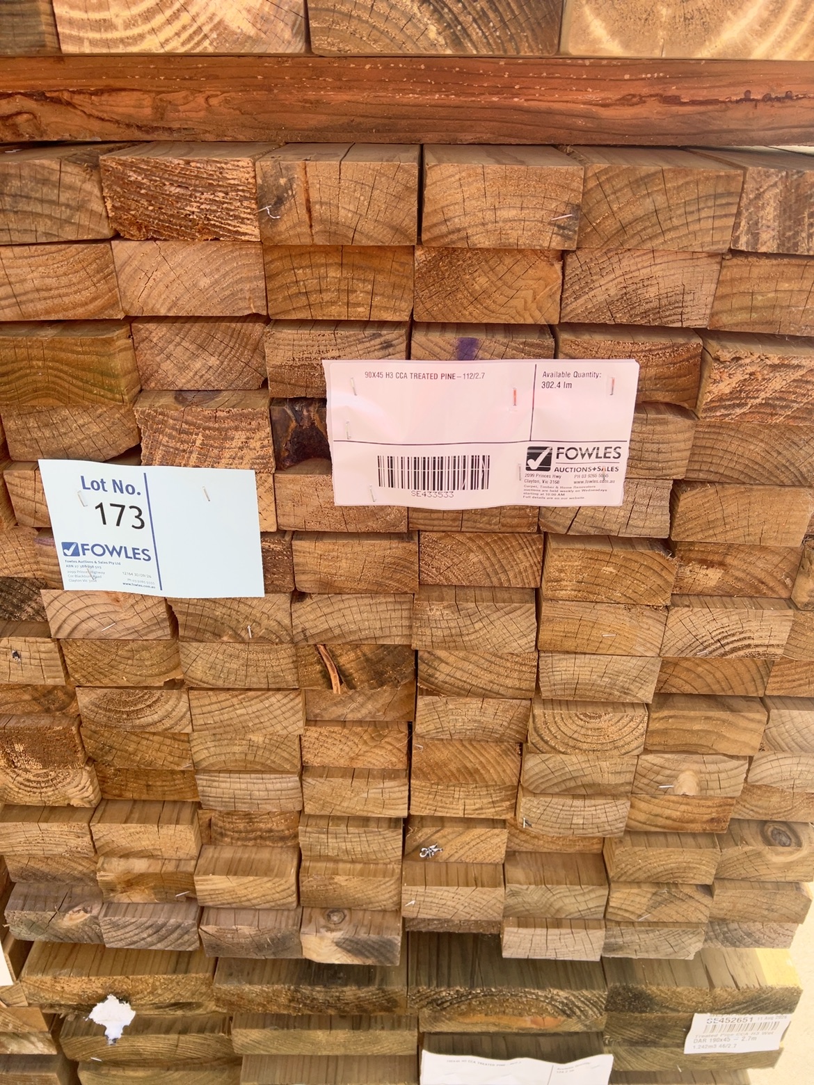 90X45 H3 CCA TREATED PINE-112/2.7 90X45 H3 CCA TREATED PINE-112/2.7