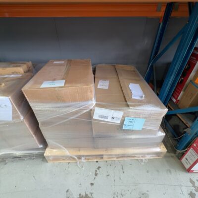 PALLET OF ASSORTED DESIGNER BASINS AND SINKS, PALLET A PALLET OF ASSORTED DESIGNER BASINS AND SINKS, PALLET A