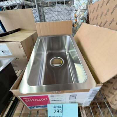 NEW OLIVERI SONETTO SKINNY UNDERMOUNT SINK SN102OU, 235MM X 405MM, RRP$650 NEW OLIVERI SONETTO SKINNY UNDERMOUNT SINK SN102OU, 235MM X 405MM, RRP$650