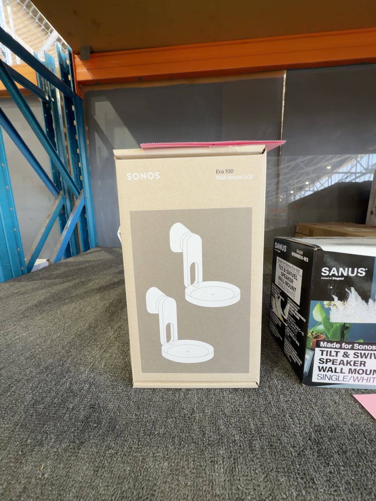 NEW SONOS ERA 100 WALL MOUNT PAIR WHITE E10MPWW1 RRP$199 NEW SONOS ERA 100 WALL MOUNT PAIR WHITE E10MPWW1 RRP$199