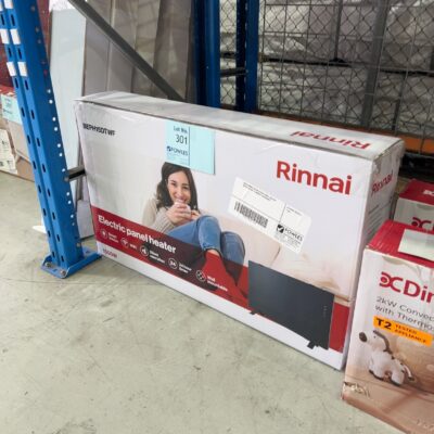 NEW RINNAI BLACK GLASS PANEL HEATER BEPH15DTWF 12 MONTH WARRANTY NEW RINNAI BLACK GLASS PANEL HEATER BEPH15DTWF 12 MONTH WARRANTY