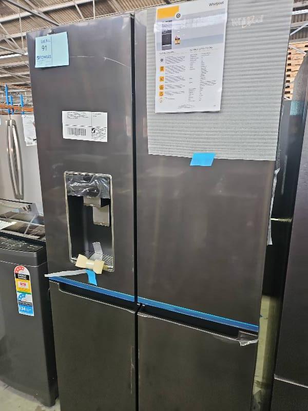 BRAND NEW WHIRLPOOL 592LTR FRENCH DOOR FRIDGE, BLACK S/STEEL, ICE/WATER, INTELLIGENT TRIPLE COOLING SYSTEM, 2YEAR WARRANTY, RRP $4799 BRAND NEW WHIRLPOOL 592LTR FRENCH DOOR FRIDGE, BLACK S/STEEL, ICE/WATER, INTELLIGENT TRIPLE COOLING SYSTEM, 2YEAR WARRANTY, RRP $4799