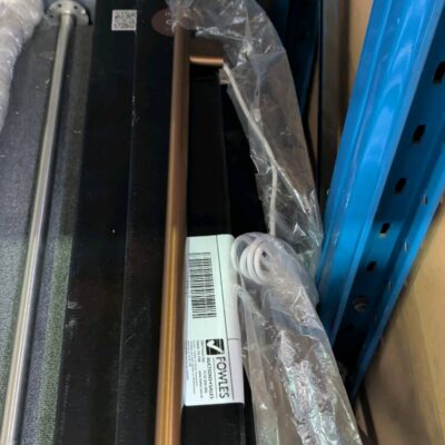 EX SHOWROOM DISPLAY - HEATED VERTICAL TOWEL RAIL, MHT02B-PVDBZ RRP$395 EX SHOWROOM DISPLAY - HEATED VERTICAL TOWEL RAIL, MHT02B-PVDBZ RRP$395