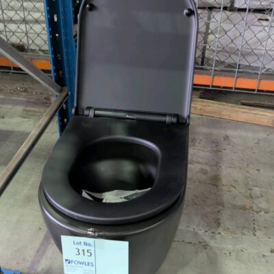 EX SHOWROOM DISPLAY - KOKO TORNADO FLUSH WALL FACED TOILET PAN WITH SLIM SEAT, K002376A-PS2 EX SHOWROOM DISPLAY - KOKO TORNADO FLUSH WALL FACED TOILET PAN WITH SLIM SEAT, K002376A-PS2