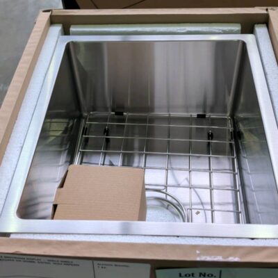 EX SHOWROOM DISPLAY - OHELO SINGLE KITCHEN SIN 380MM, S/STEEL 10354 RRP$499 EX SHOWROOM DISPLAY - OHELO SINGLE KITCHEN SIN 380MM, S/STEEL 10354 RRP$499