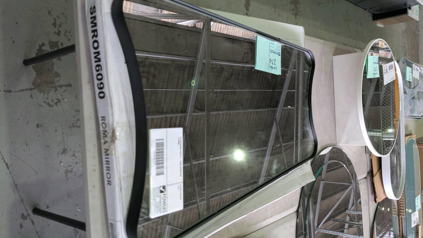 EX SHOWROOM DISPLAY - ROMA MIRROR 600 X 900MM EX SHOWROOM DISPLAY - ROMA MIRROR 600 X 900MM