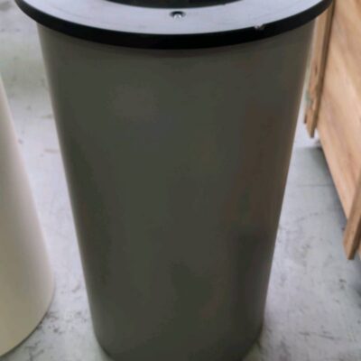 EX SHOWROOM DISPLAY - GREY CYCLINDER FREESTANDING VANITY BASE ONLY SOLD AS IS EX SHOWROOM DISPLAY - GREY CYCLINDER FREESTANDING VANITY BASE ONLY SOLD AS IS
