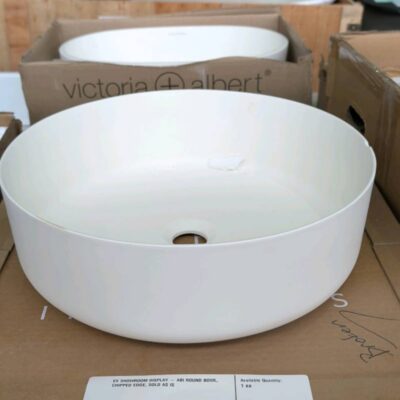 EX SHOWROOM DISPLAY - ABI ROUND BOWL, CHIPPED EDGE, SOLD AS IS