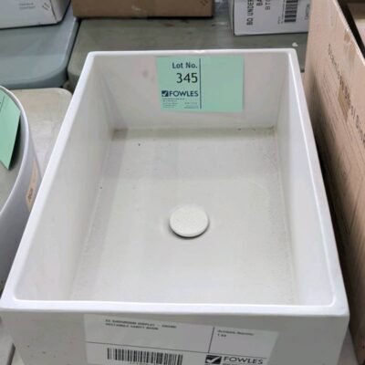 EX SHOWROOM DISPLAY - GRAND RECTANGLE VANITY BASIN EX SHOWROOM DISPLAY - GRAND RECTANGLE VANITY BASIN