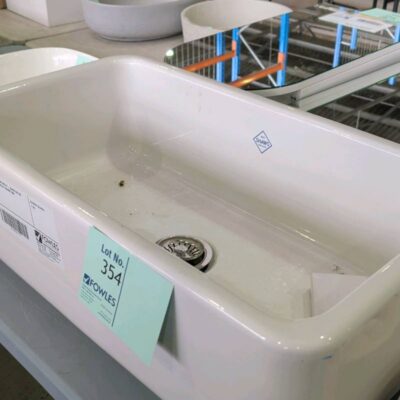 EX SHOWROOM DISPLAY - SHAWS BUTLER PANTRY FIRECLAY CERAMIC SINK EX SHOWROOM DISPLAY - SHAWS BUTLER PANTRY FIRECLAY CERAMIC SINK
