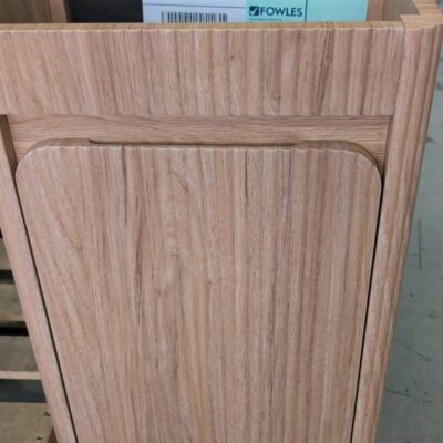 EX SHOWROOM DISPLAY - FLUTED 450MM FLOOR VANITY CABINET ONLY, POWDER ROOM SOLD AS IS EX SHOWROOM DISPLAY - FLUTED 450MM FLOOR VANITY CABINET ONLY, POWDER ROOM SOLD AS IS