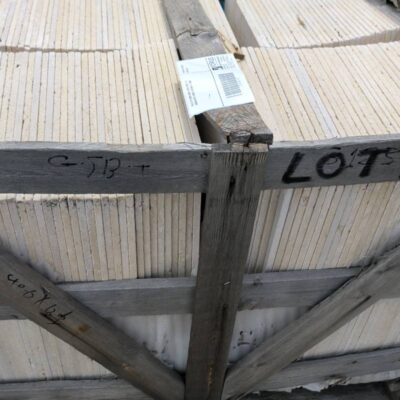PALLET OF CREMA SIENA LIMESTONE TILE SANDBLASTED 610MM X 406MM X 12MM PALLET OF CREMA SIENA LIMESTONE TILE SANDBLASTED 610MM X 406MM X 12MM