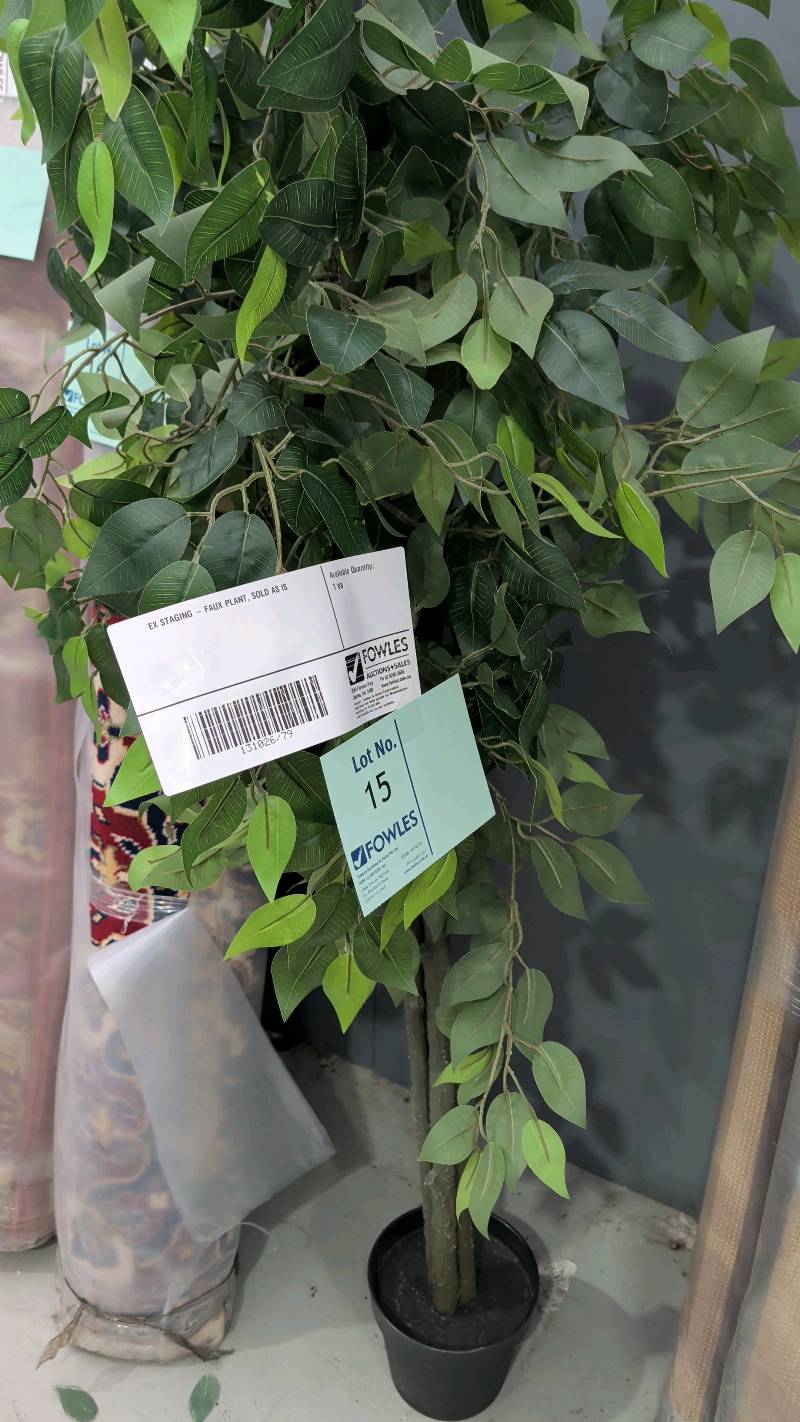 EX STAGING - FAUX PLANT, SOLD AS IS EX STAGING - FAUX PLANT, SOLD AS IS