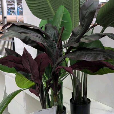 EX STAGING - LOT OF 3 X FAUX PLANT, SOLD AS IS