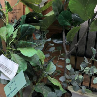 EX STAGING - LOT OF 4 X FAUX PLANT, SOLD AS IS EX STAGING - LOT OF 4 X FAUX PLANT, SOLD AS IS