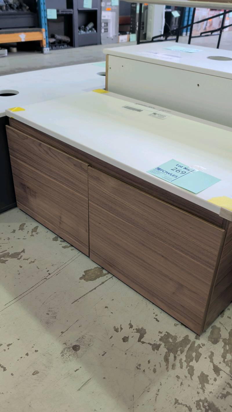 EX SHOWROOM DISPLAY - 1200MM WALL HUNG VANITY WITH WHITE STONE TOP SOLD AS IS EX SHOWROOM DISPLAY - 1200MM WALL HUNG VANITY WITH WHITE STONE TOP SOLD AS IS
